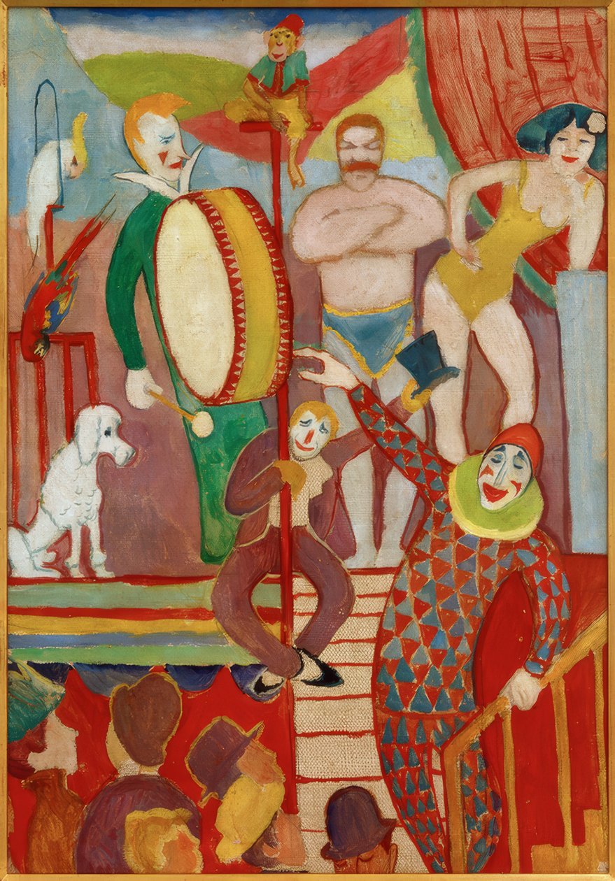 Monde du cirque I - August Macke