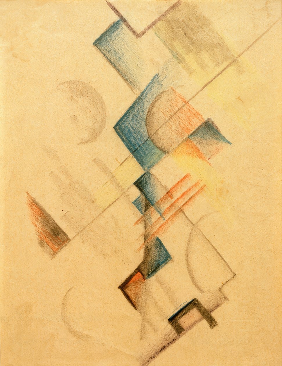 Formes colorées (formes abstraites) - August Macke