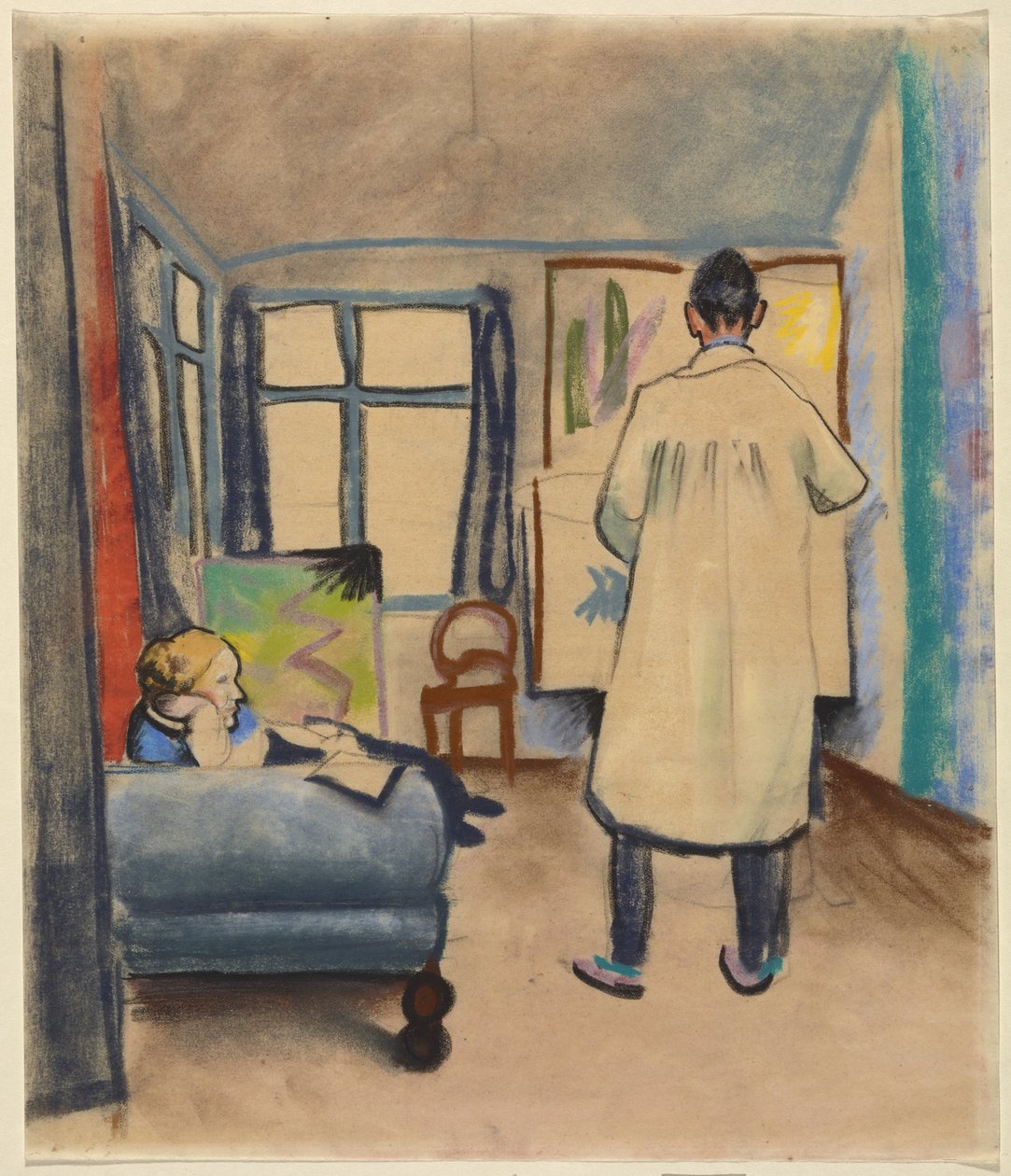 Franz et Maria Marc dans l