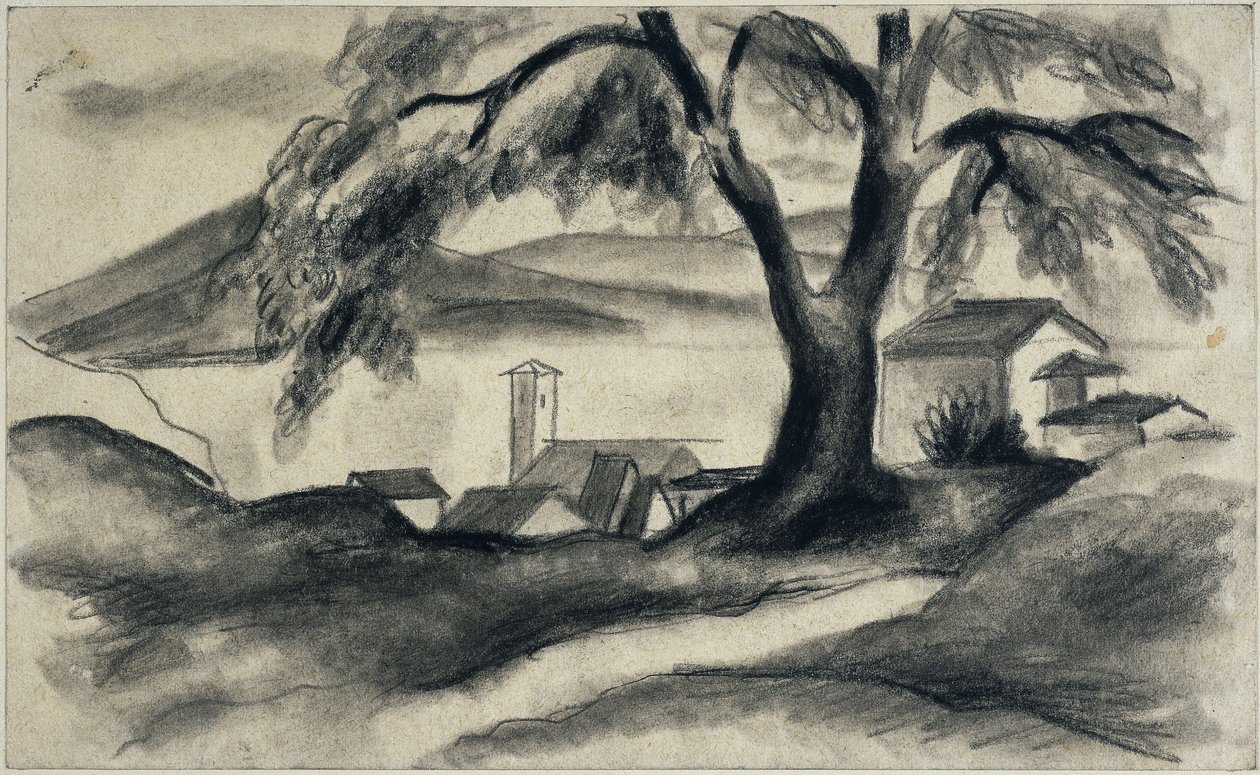 Hilterfingen au bord du lac de Thoune - August Macke