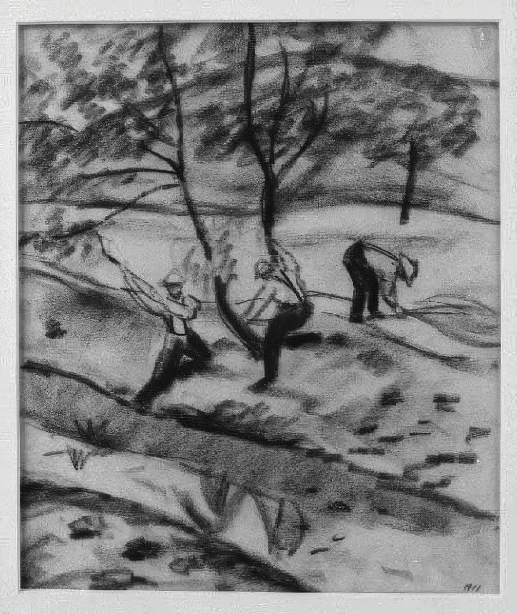 Bûcheron à Kandern - August Macke