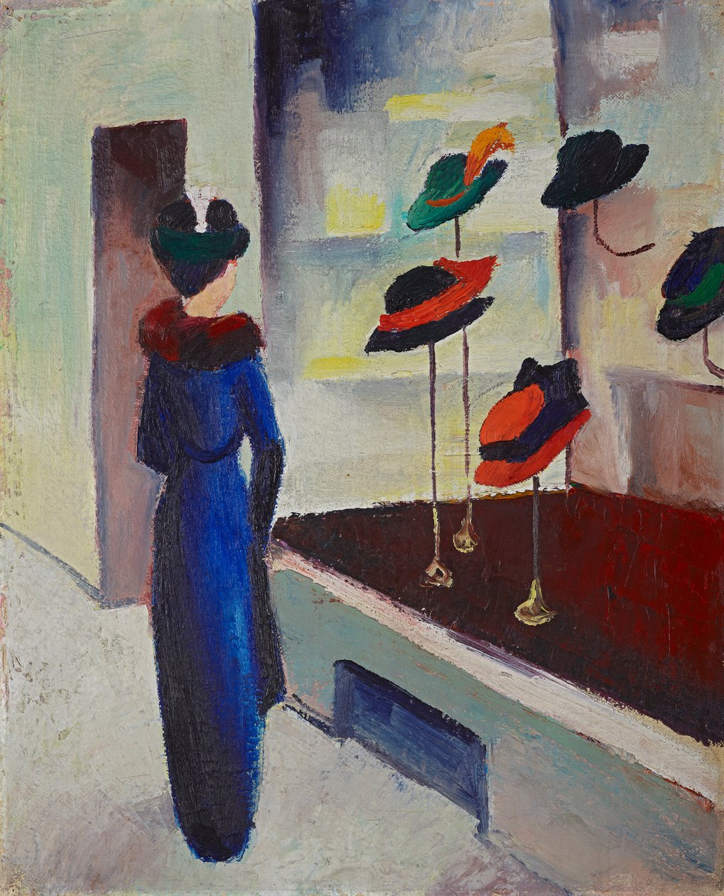 magasin de chapeaux - August Macke