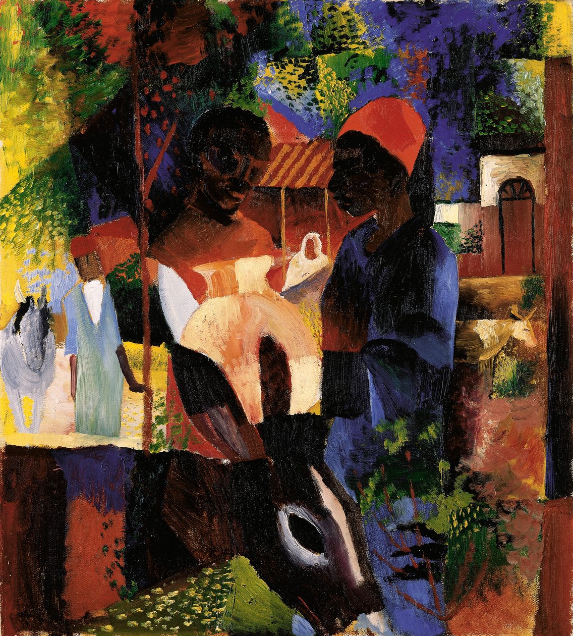 Marché à Tunis - August Macke