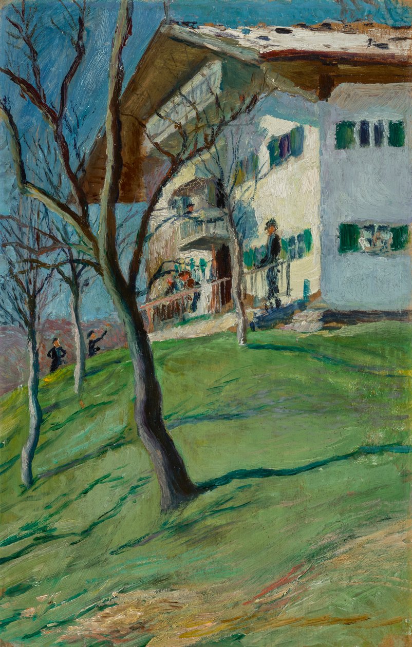 Notre petite maison à Tegernsee - August Macke