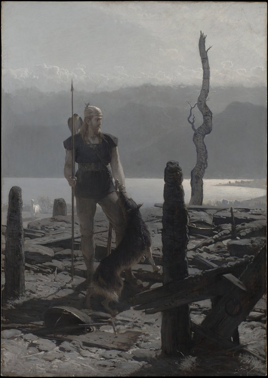 Le retour de Frithiof (extrait de la « Saga de Frithiof ») - August Malmström