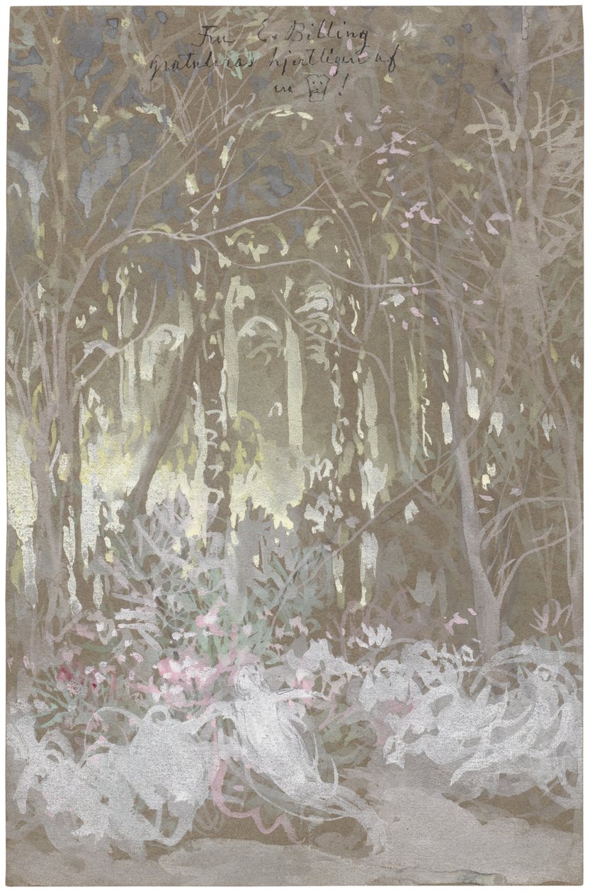 La demeure hivernale des fées - August Malmström