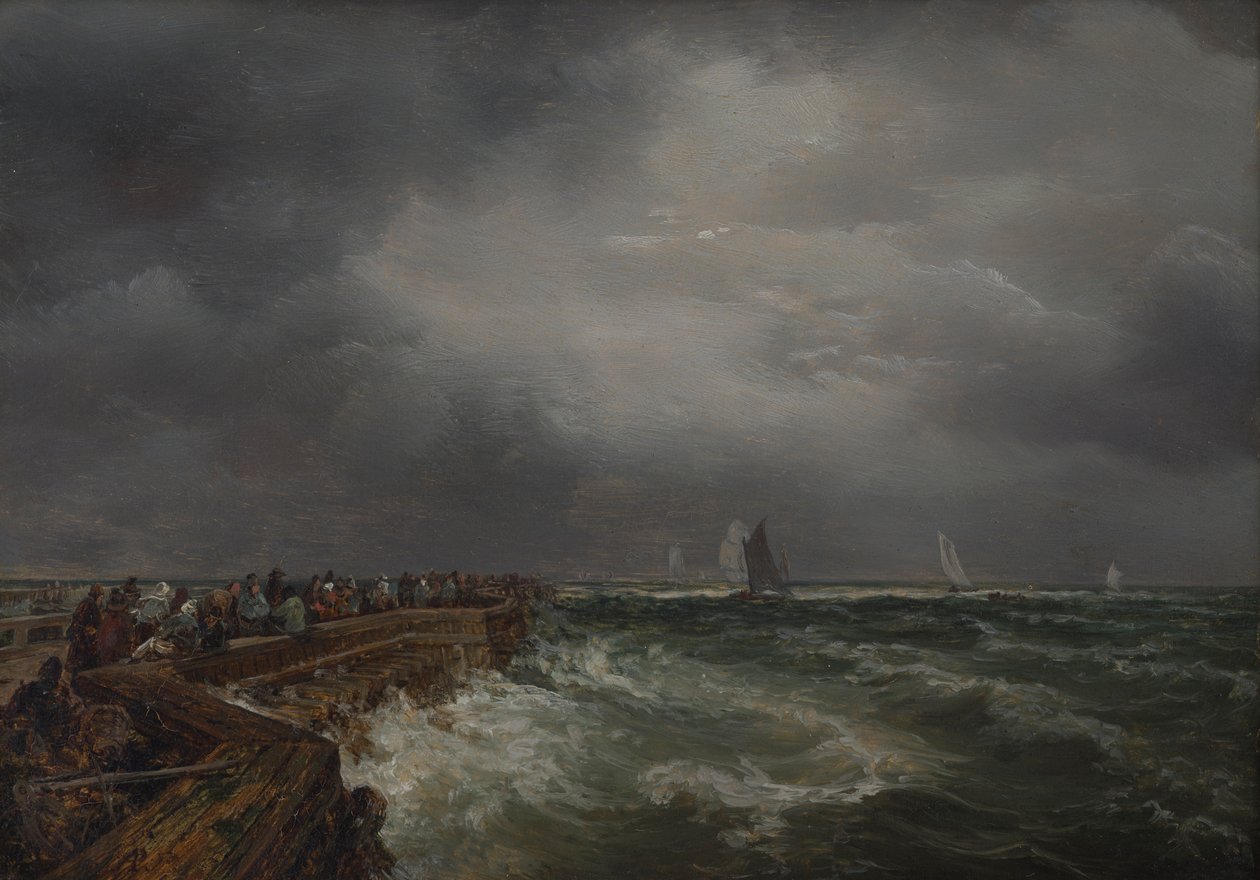 Scène de port - August Piepenhagen