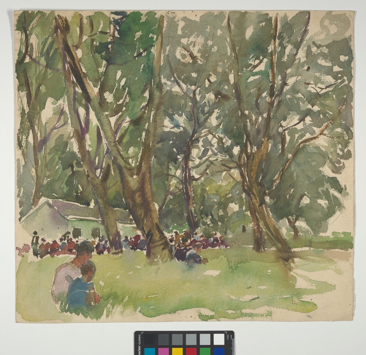 2. Les Praterauen, où se pressent les promeneurs - August Rieger