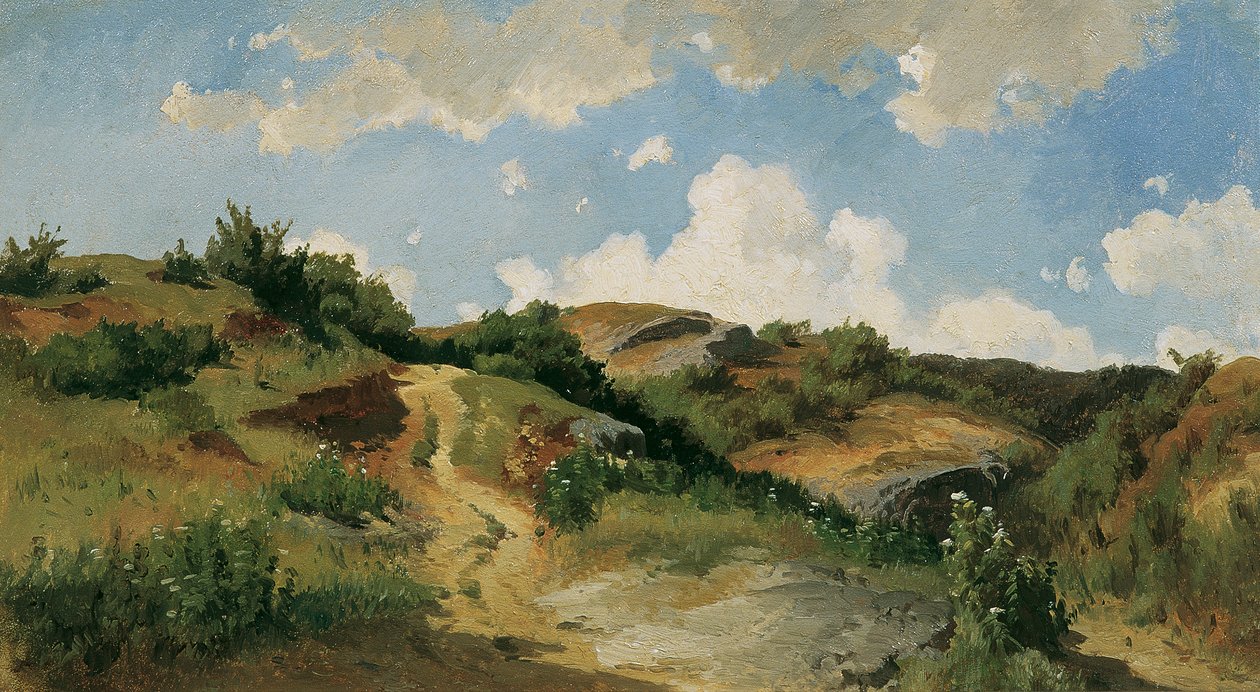 Paysage hongrois - August Schaeffer von Wienwald