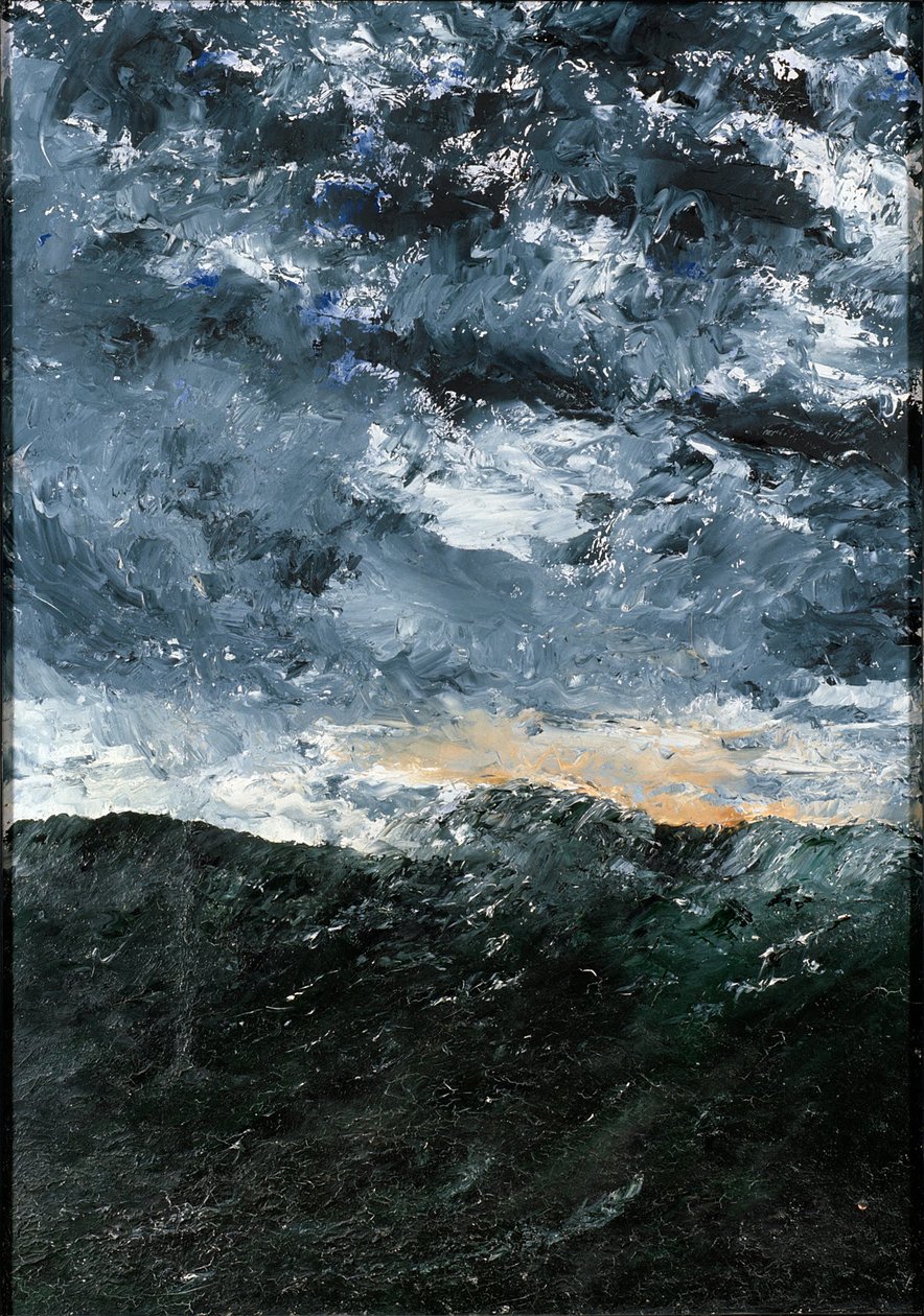 Paysage, paysage marin : Vågen VIII (Vague VIII) - August Strindberg