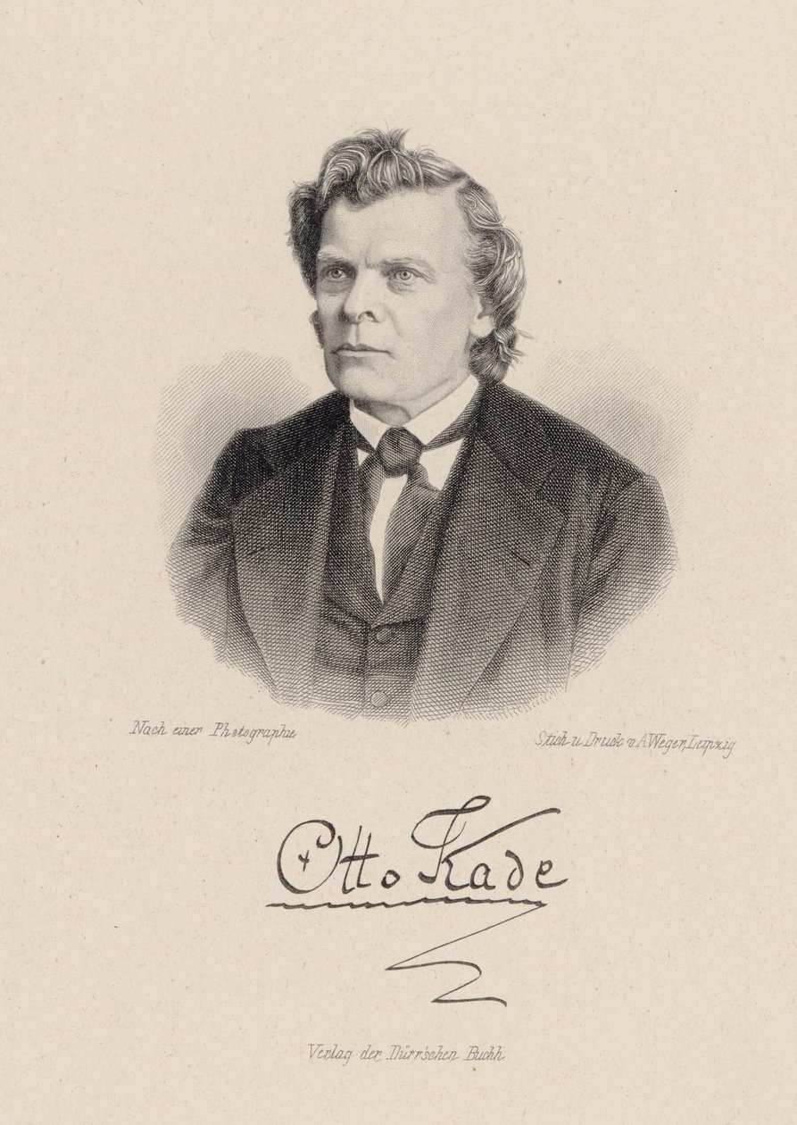 Portrait du compositeur Otto Kade 1819-1900 - August Weger