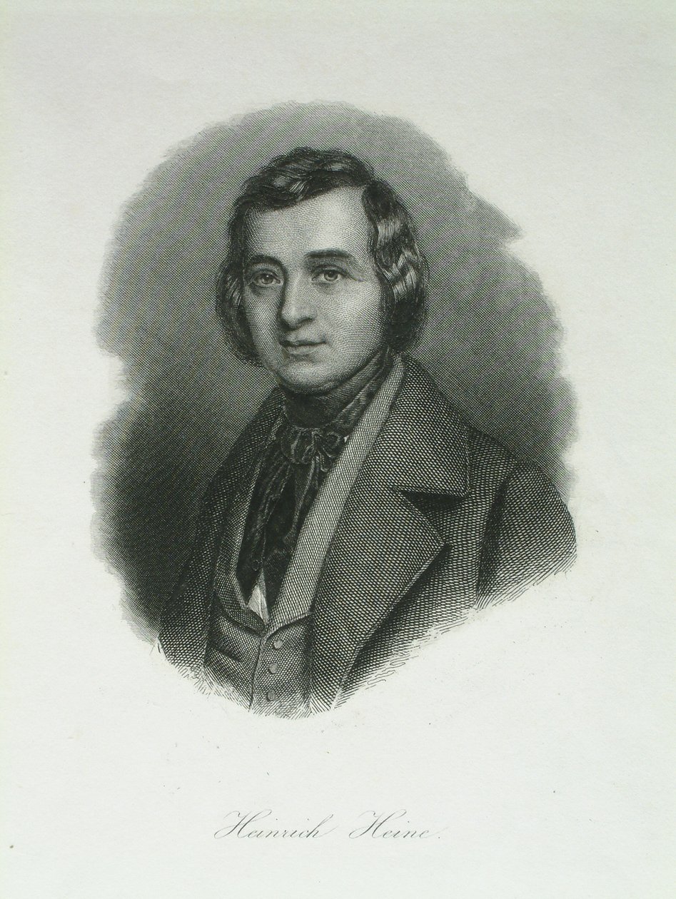 Portrait du poète Heinrich Heine 1797-1856, 1842 - August Weger