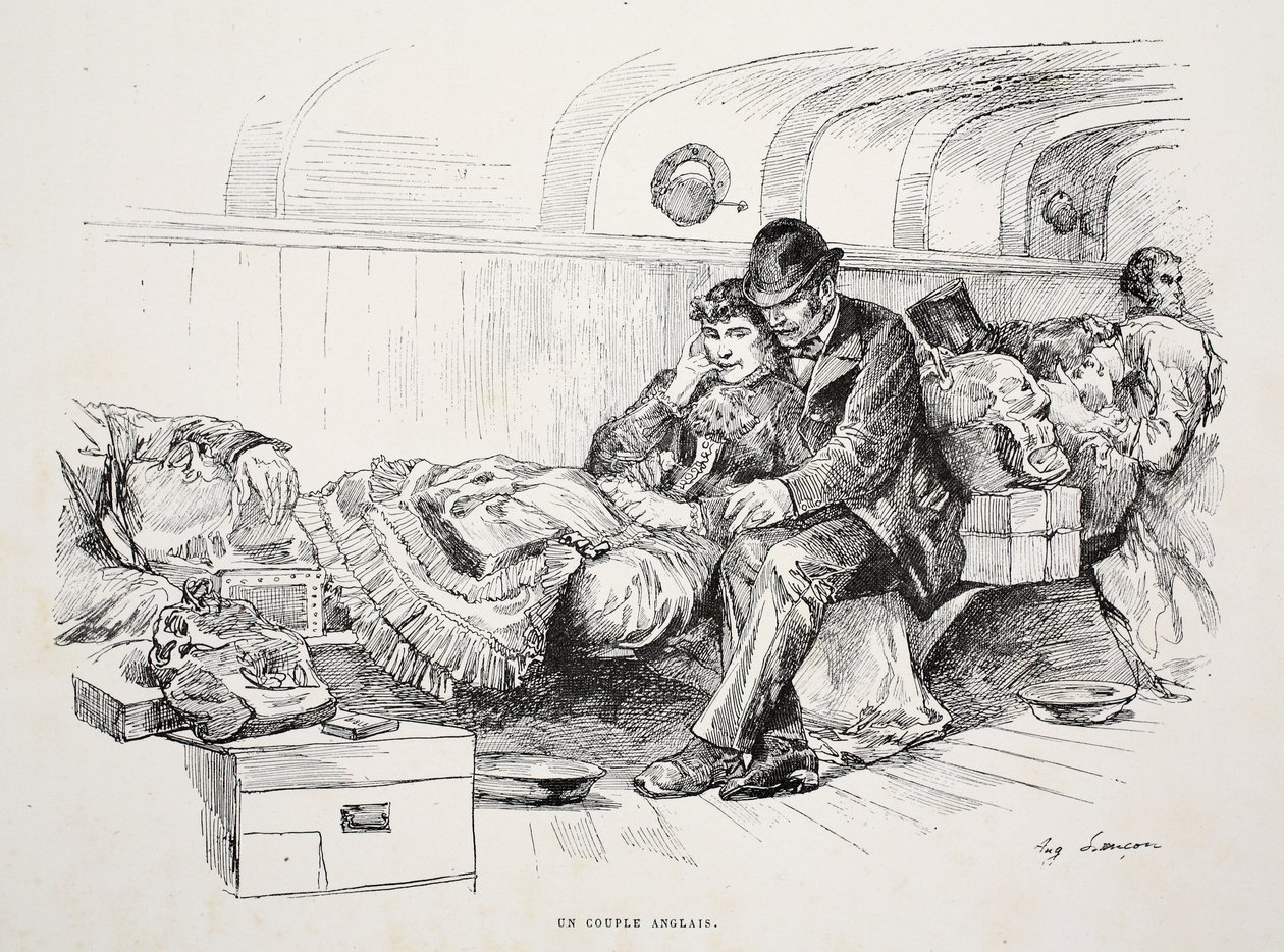 Un couple anglais, illustration de 