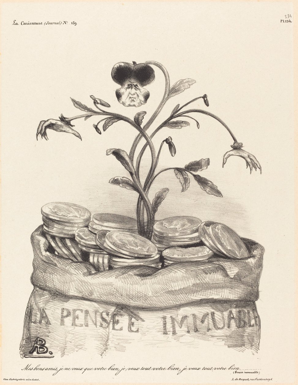 La Pensée Immortelle - Auguste Bouquet