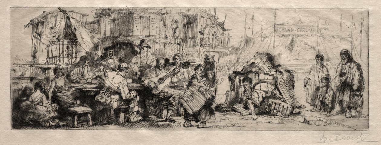 Cirque ambulant - Auguste Brouet