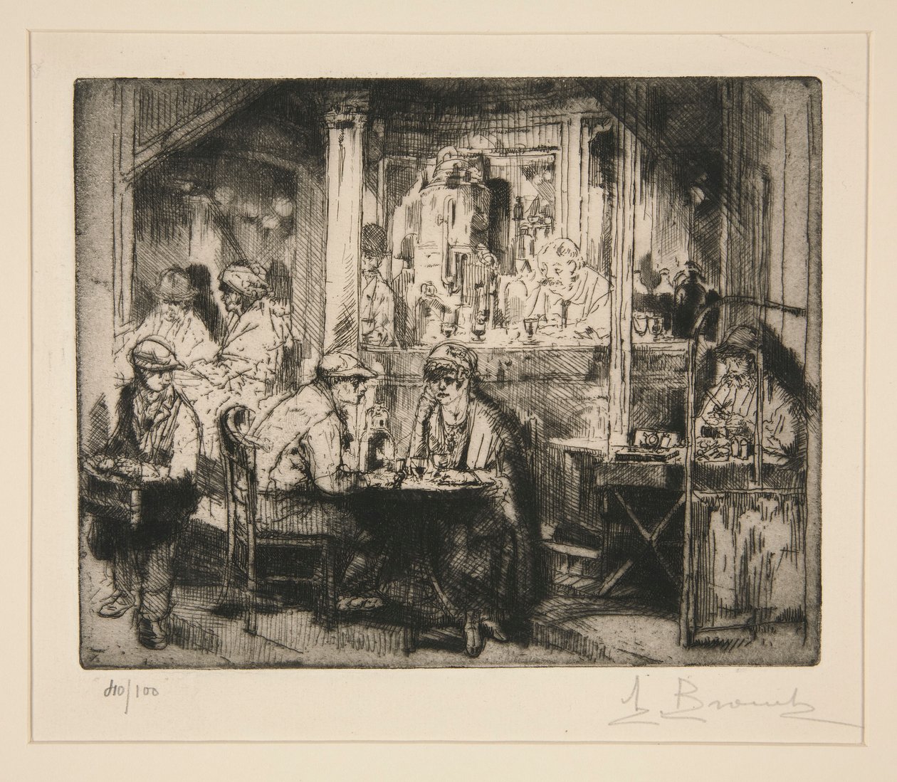 Le Café - Auguste Brouet