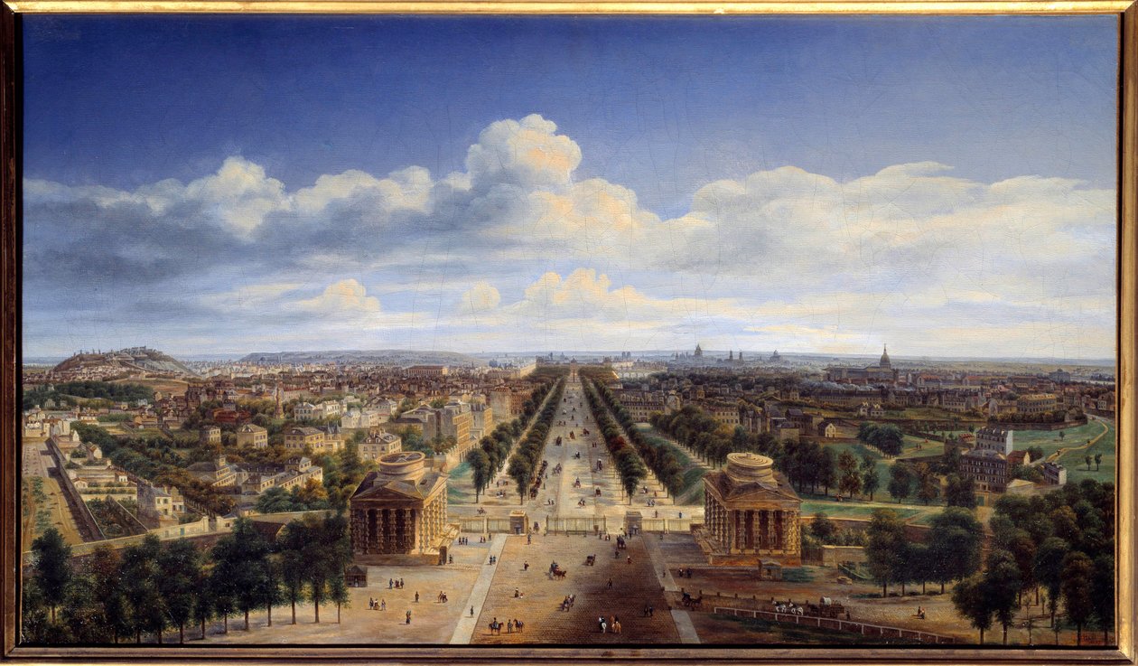 Vue de Paris prise de l