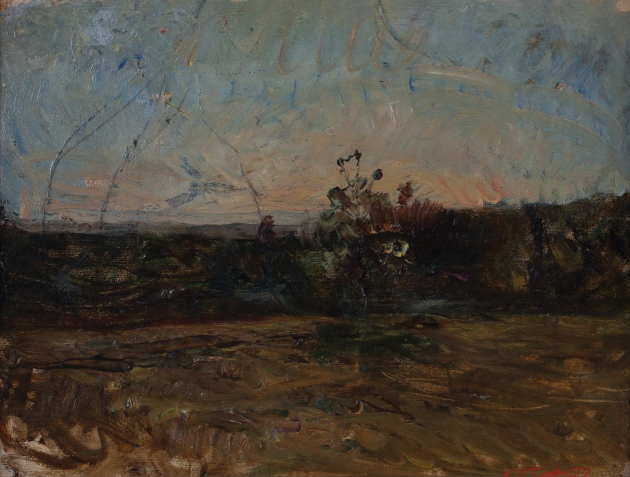 Paysage du 19ème siècle - Auguste Francois Ravier