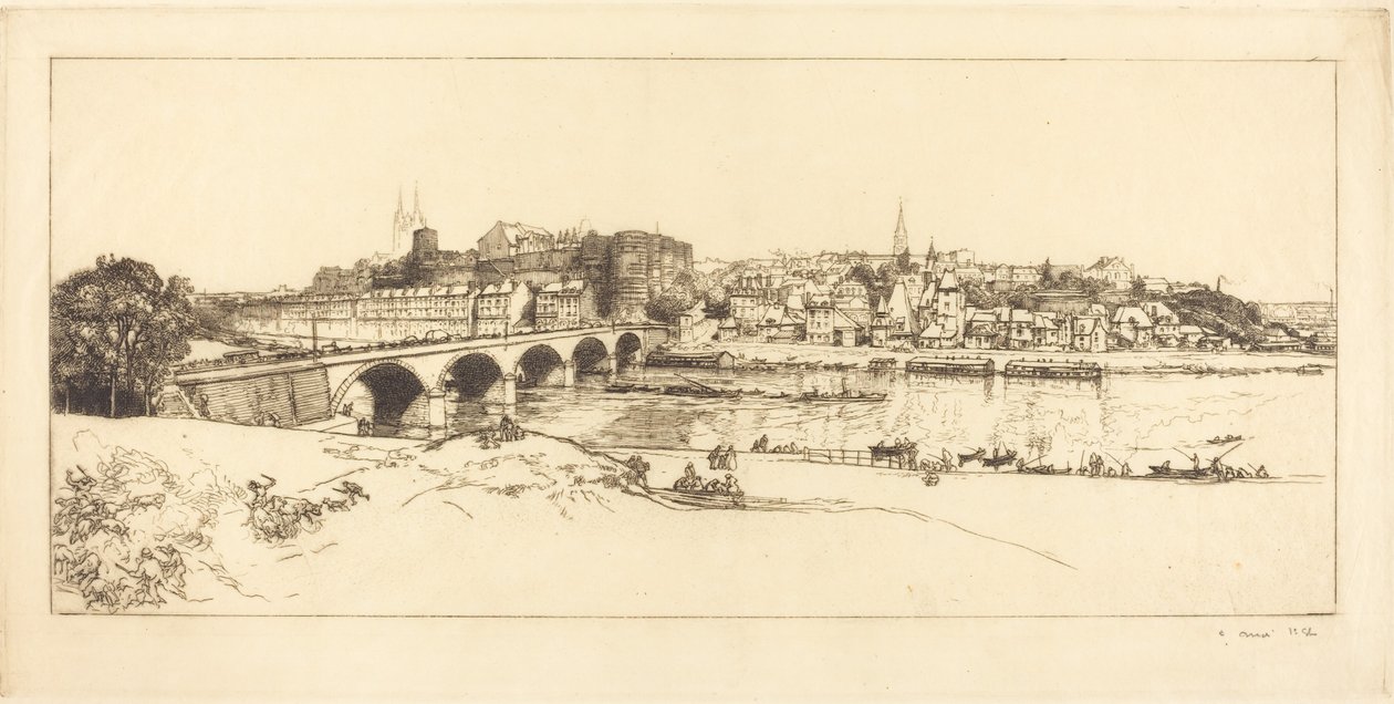 Angers - Vue panoramique - Auguste Lepere