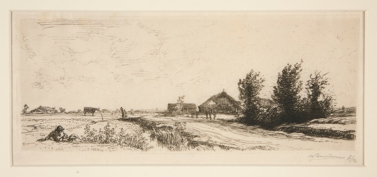 Le petit gardeur de vaches - Auguste Lepere