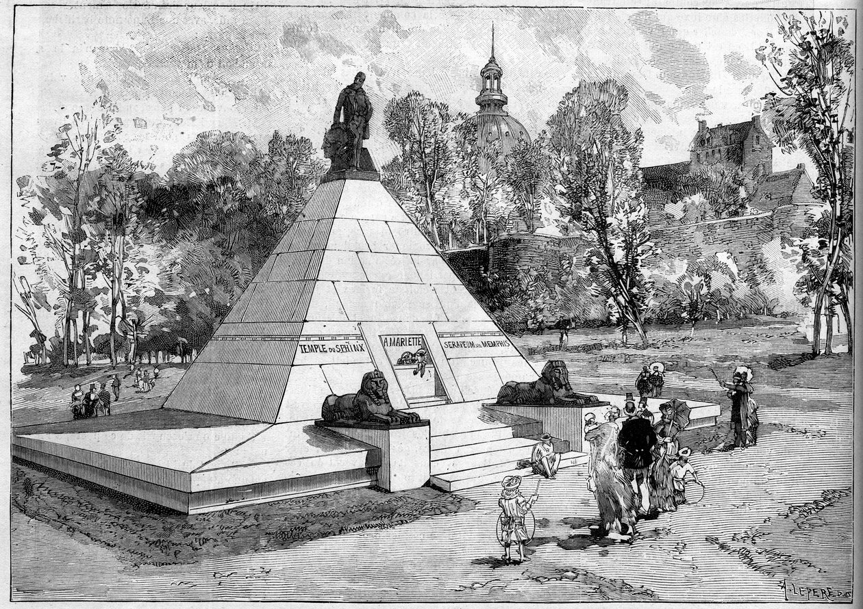 Vue du monument élevé à la mémoire de l