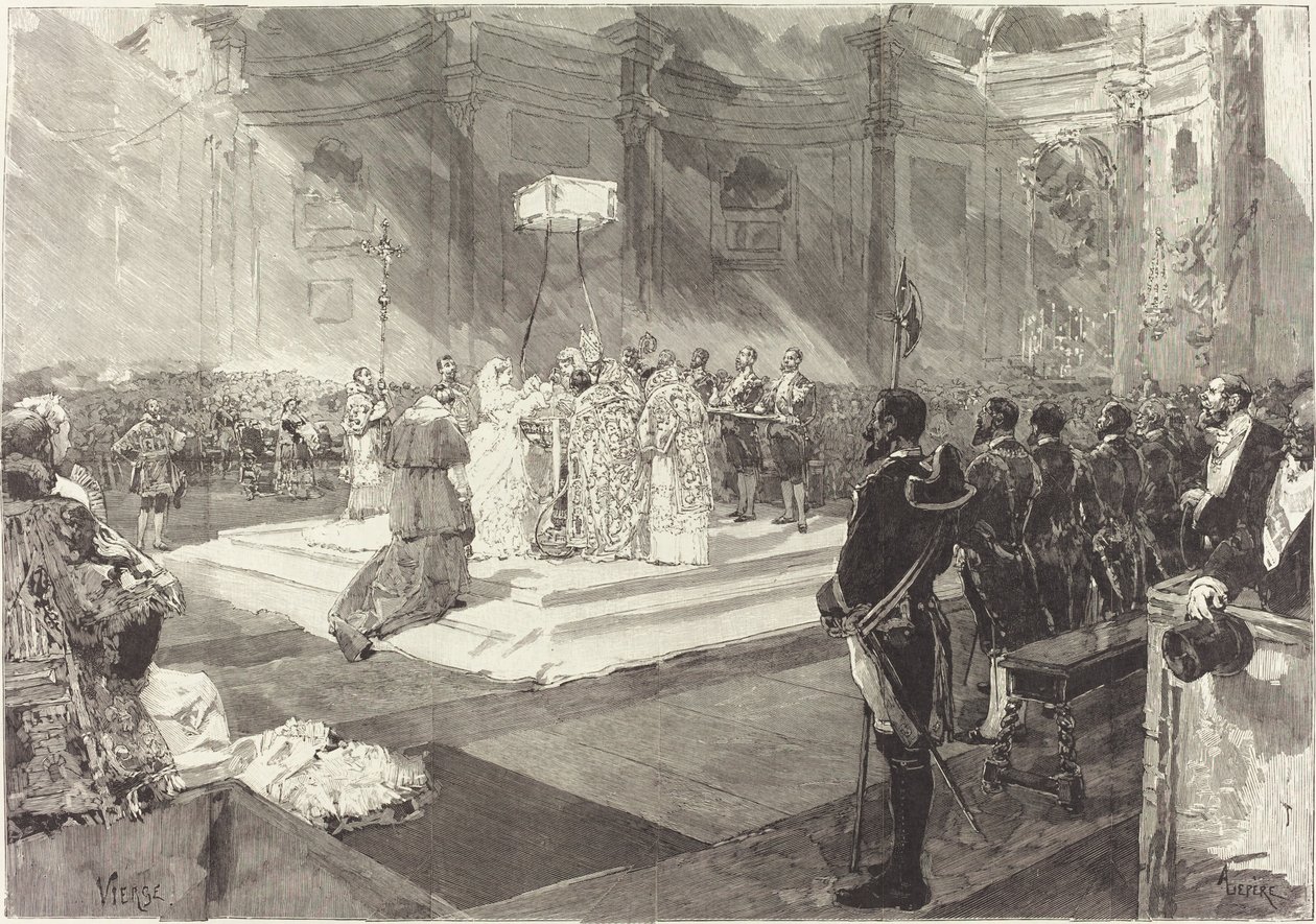 Baptême royal à la Cour d
