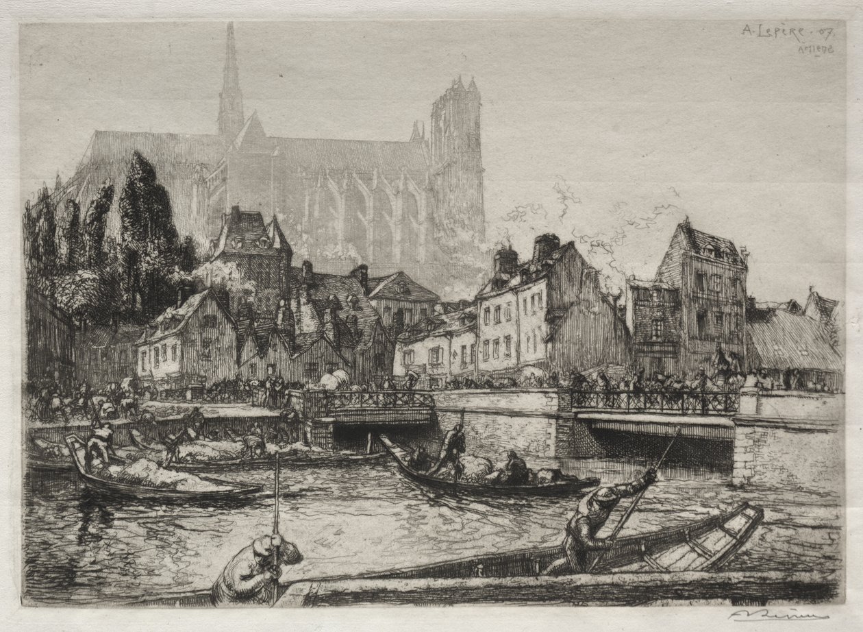 Arrivées des Légumes-Amiens - Auguste Louis Lepère