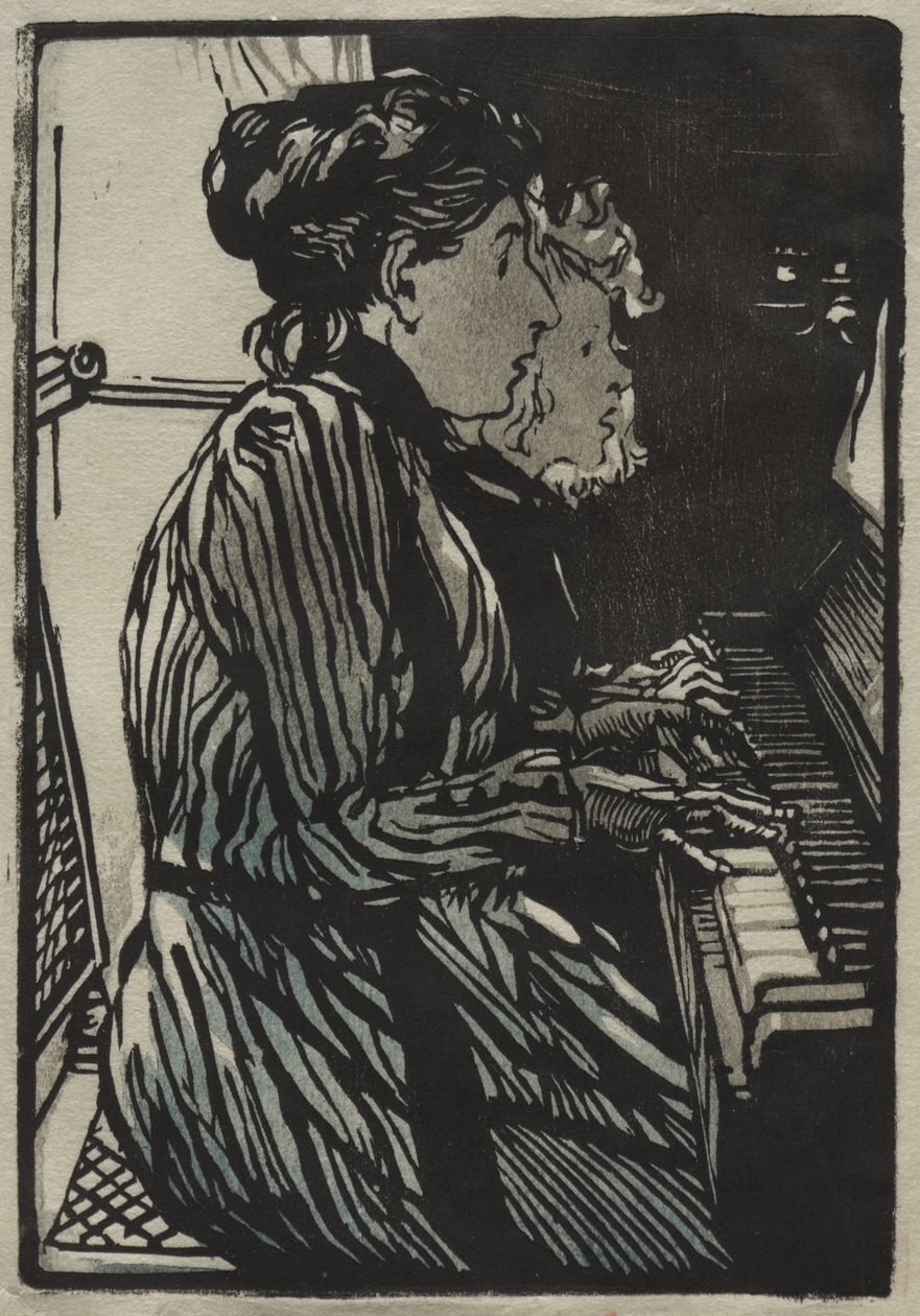 Étude à quatre mains - Auguste Louis Lepère