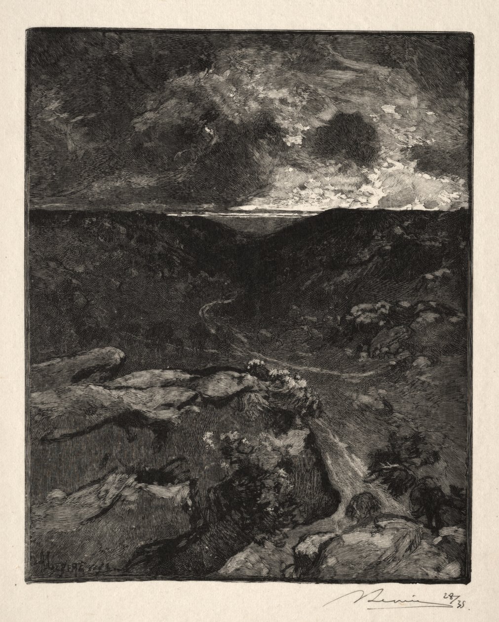 La vallée de Franchard - Auguste Louis Lepère