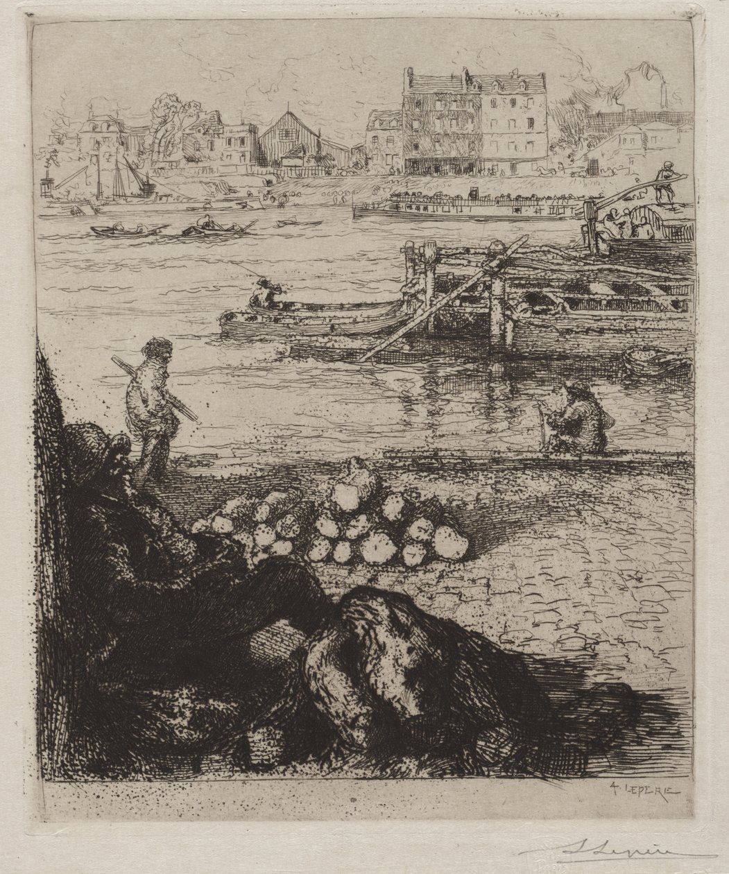 Le Débardeur : Quai de la Gare - Auguste Louis Lepère