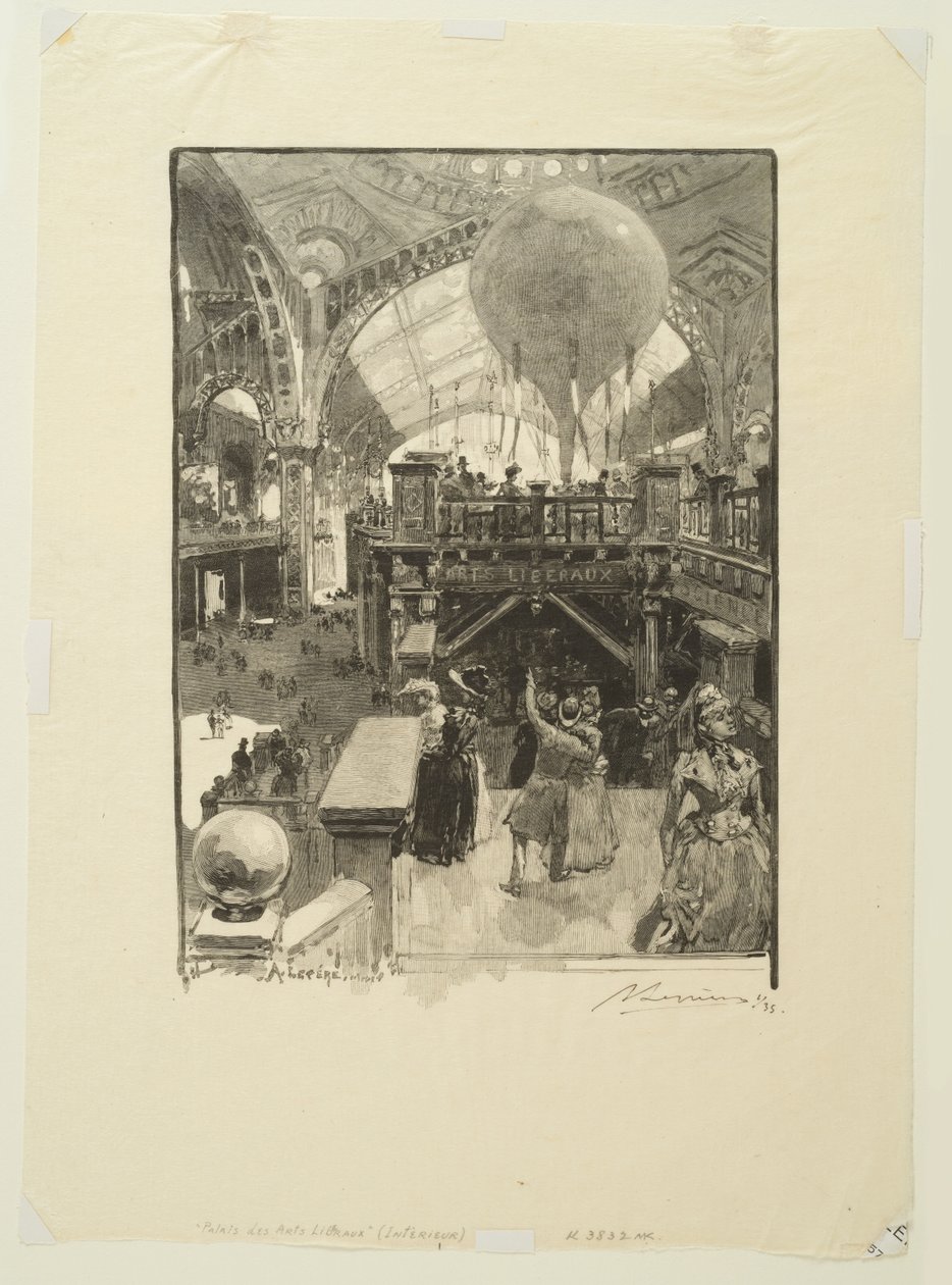 Palais des arts libéraux : intérieur - Auguste Louis Lepère