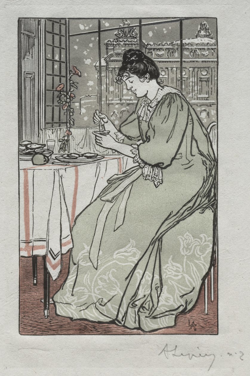 Almanach de Paris, 1897: Hiver - Auguste Louis Lepère