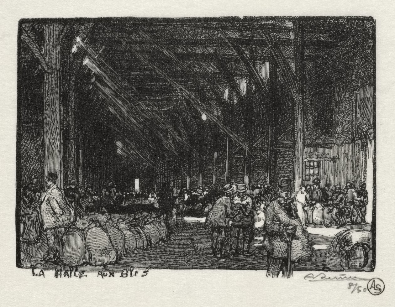 Rouen Illustré: La Halle aux Blés - Auguste Louis Lepère