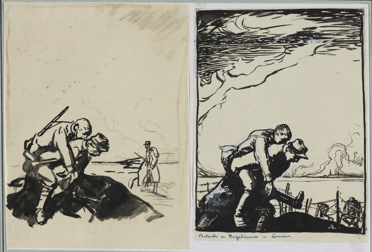 Bataille de Rozelieures en Lorraine, 1914 - Auguste Louis Lepère