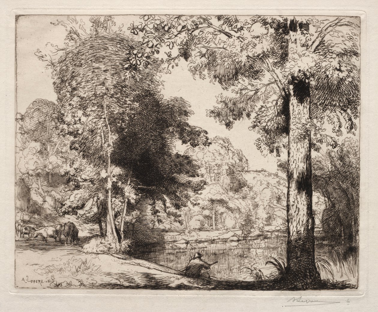 Bords de la Vie - Auguste Louis Lepère