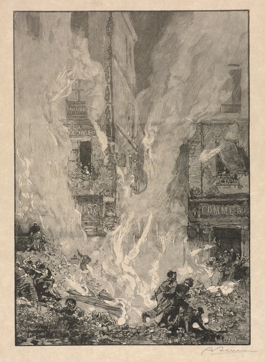 [Incendie de la ville] - Auguste Louis Lepère