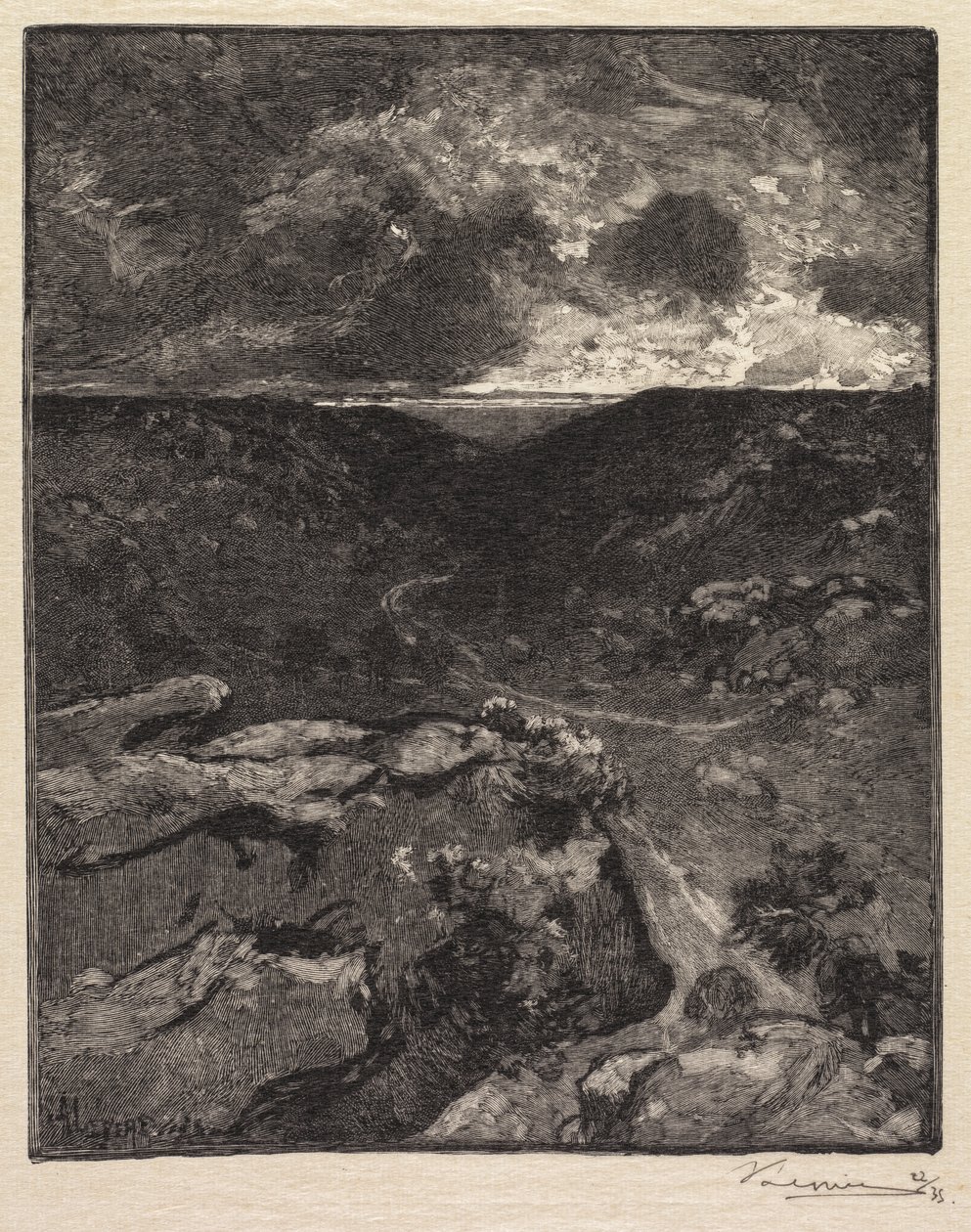 Forêt de Fontainebleau: La Vallée de Franchard - Auguste Louis Lepère