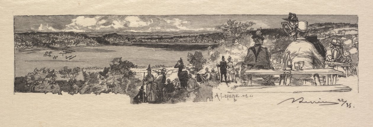 Forêt de Fontainebleau : Vallée de la Solle - Auguste Louis Lepère