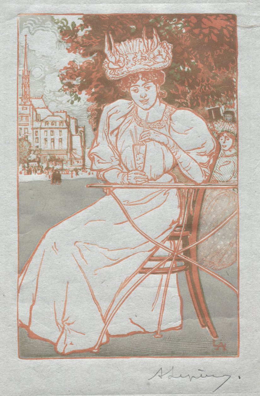 Almanach de Paris, 1897: Été - Auguste Louis Lepère
