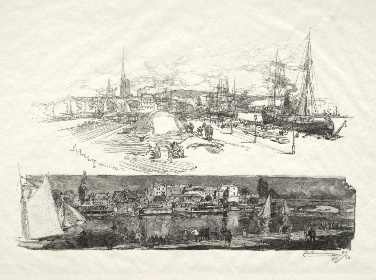 Rouen Illustré : Les Nouveaux Quais-L
