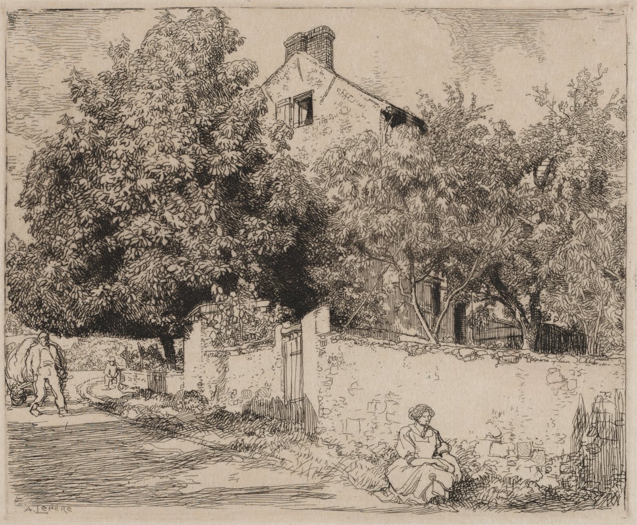 La maison de Madame B. - Auguste Louis Lepère
