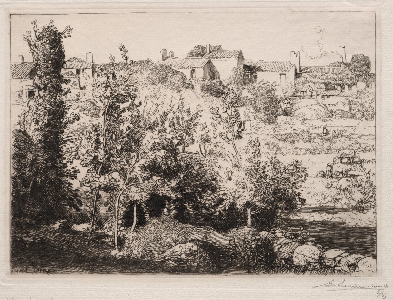 Village de Meule, 1907 - Auguste Louis Lepère