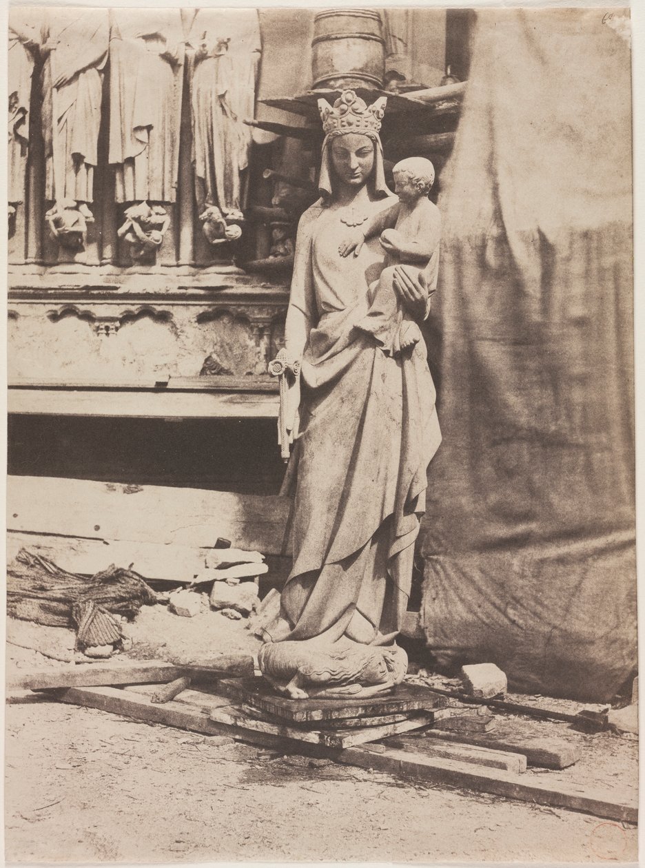 Statue de la Vierge, Notre-Dame de Paris - Auguste Mestral