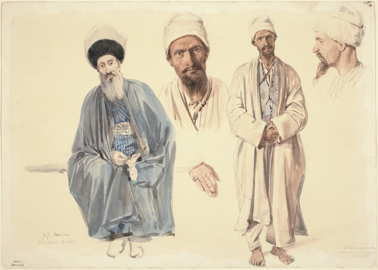 Un juif âgé et un Tatar musulman en Crimée - Auguste Raffet