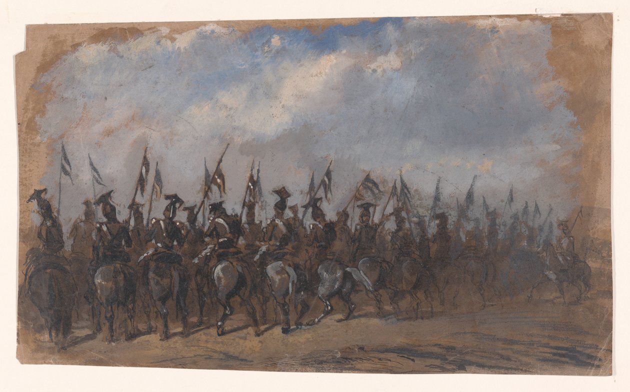 Escadron de lanciers - Auguste Raffet