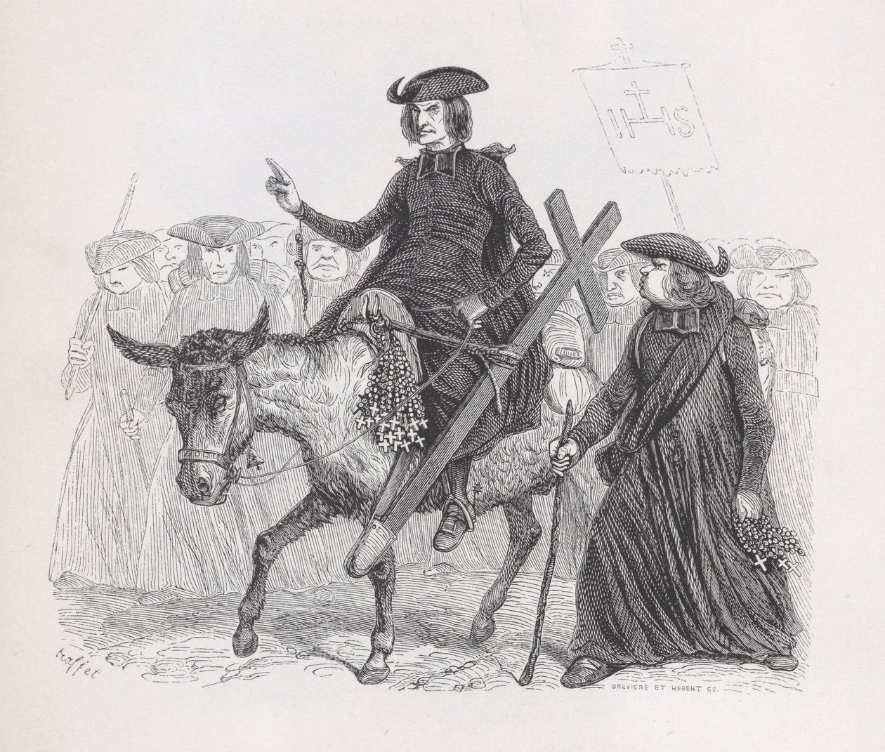 Les missionnaires des Œuvres complètes de Béranger, 1836 - Auguste Raffet
