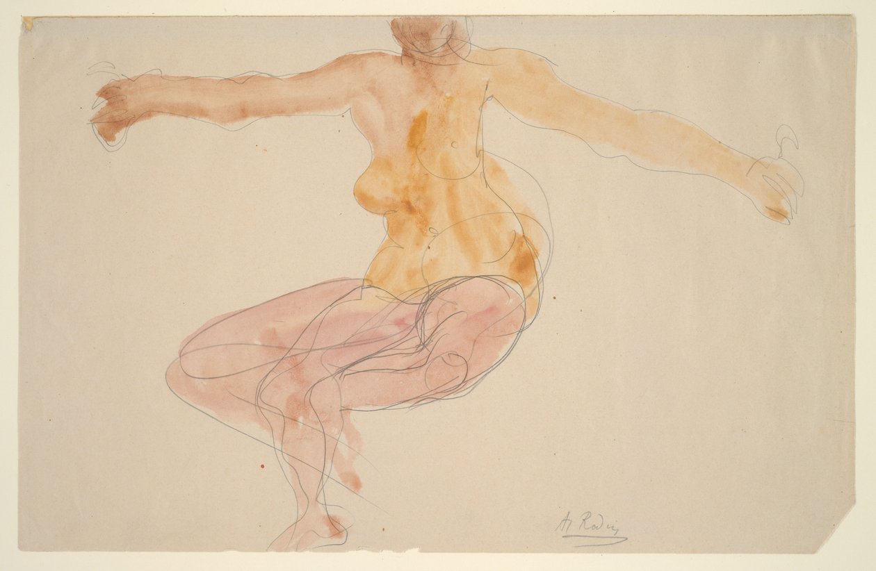 Danse nue - Auguste Rodin