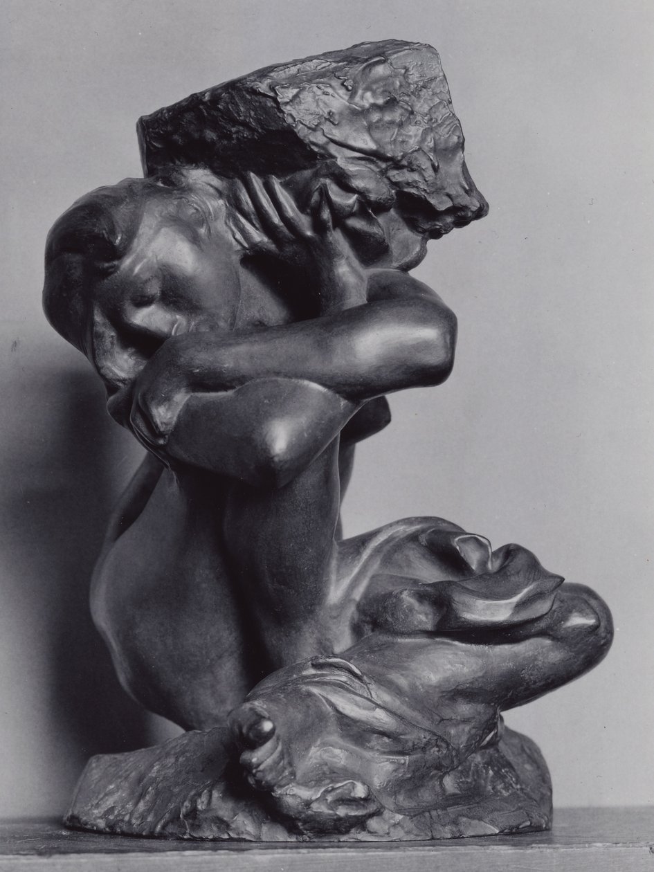 La cariatide déchue portant sa pierre - Auguste Rodin