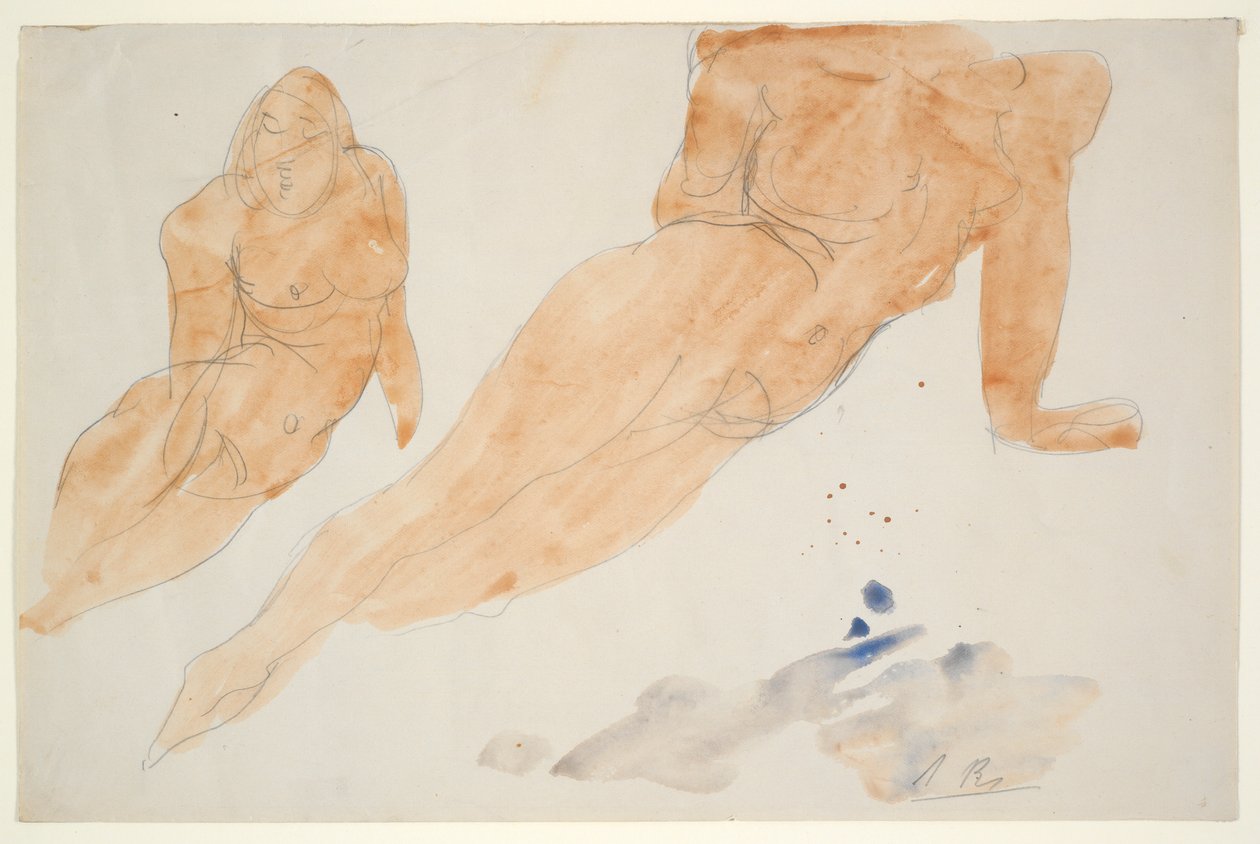 Deux nus allongés - Auguste Rodin
