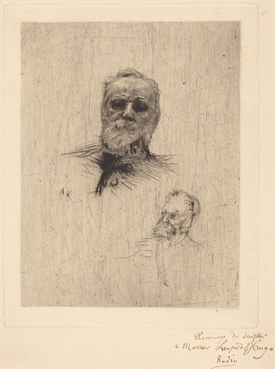 Victor Hugo, De Face - Auguste Rodin